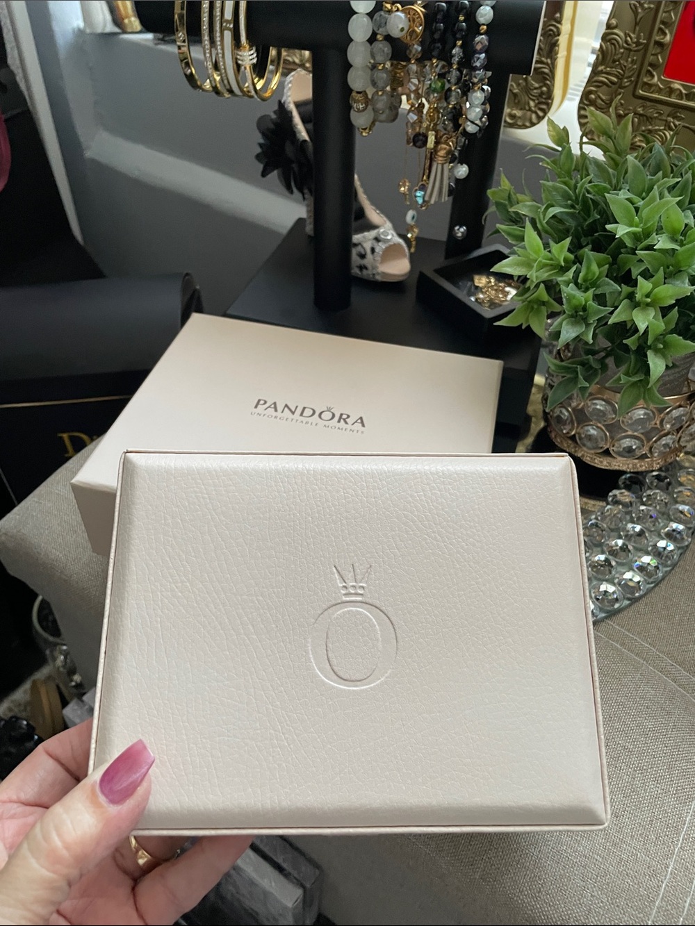 ✨Pandora Limited Edition Jewelry Case in Light Beige, Gift Boxed✨NEW